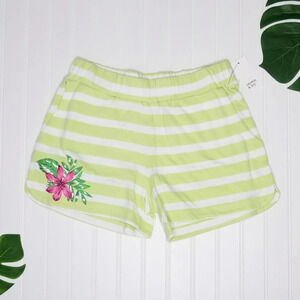 NWT Crown & Ivy Striped Floral Soft Knit Shorts XS